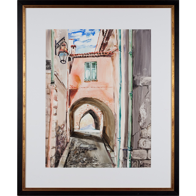 Antibes, France Watercolor