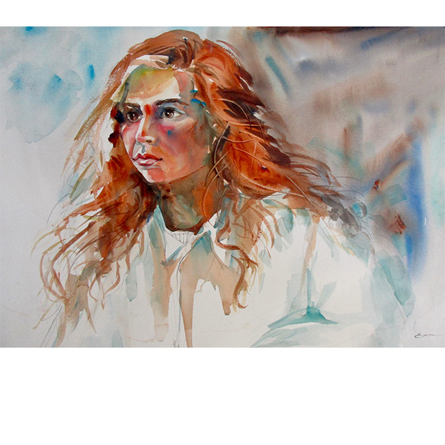 watercolor portrait